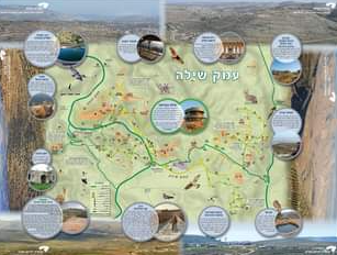 מפה אזורית אינטראקטיבית עם נקודות עניין